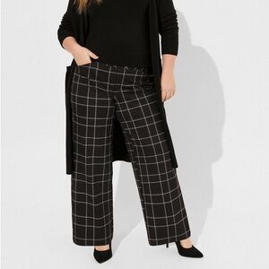 Pull On Pixie Wide Leg Studio Luxe Ponte Pant